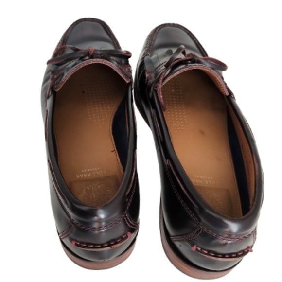 Cole Haan Brown Oxblood Pinch Shawl Bow Loafer  Men\'s 11M main image 8